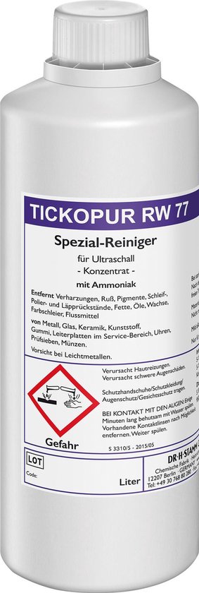 Ultrasoon reiniger Tickopur RW 77 1ltr