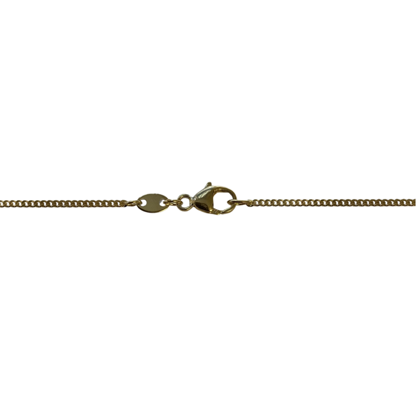 14-geel gourmet collier 1,40mm 42cm