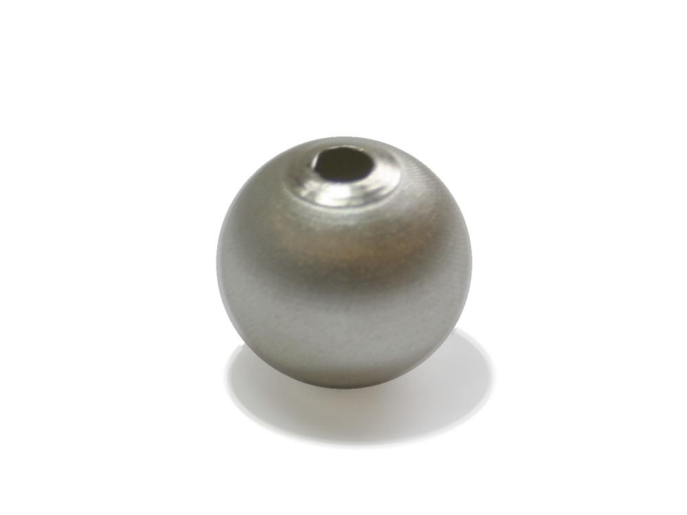 Zilver bal mat - glans 6,00 mm