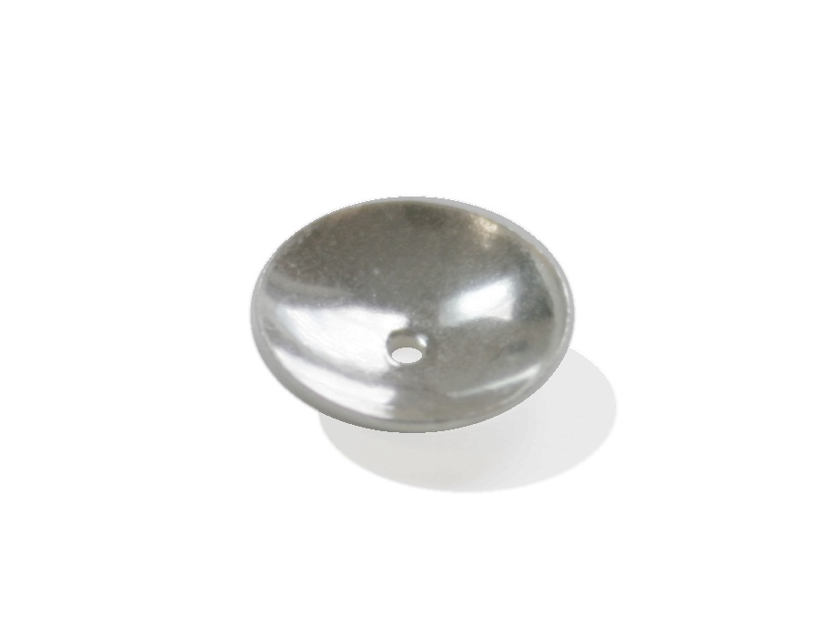 Zilver parelschotel glad 4,00 mm